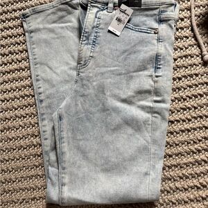 Express Women's Slim Fit Jeans in Light Blue